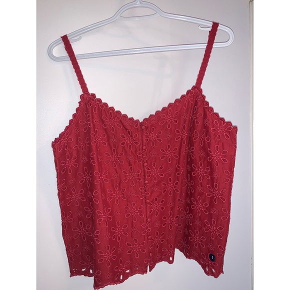 Abercrombie & Fitch Red Tank - Picture 1 of 3